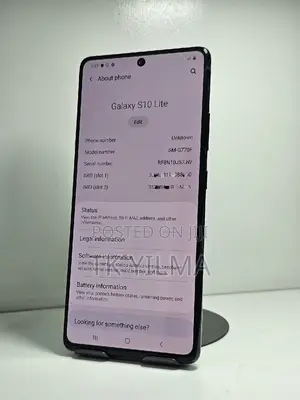 New Samsung Galaxy S10 Lite 128 GB Black