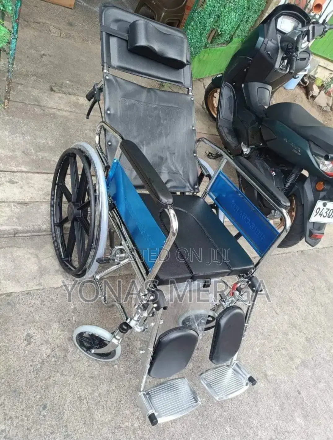RECLINING WHEELCHAIR:Fully Reclining既use the Recliner Torest