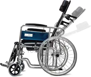 Toilet_wheelchair彝wheelchair虫ዊልቼር፡Calf Support齊hand Brakes