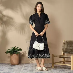Photo - Embroidered Shirt Dress