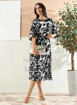 Photo - All Over Printed Midi Dress