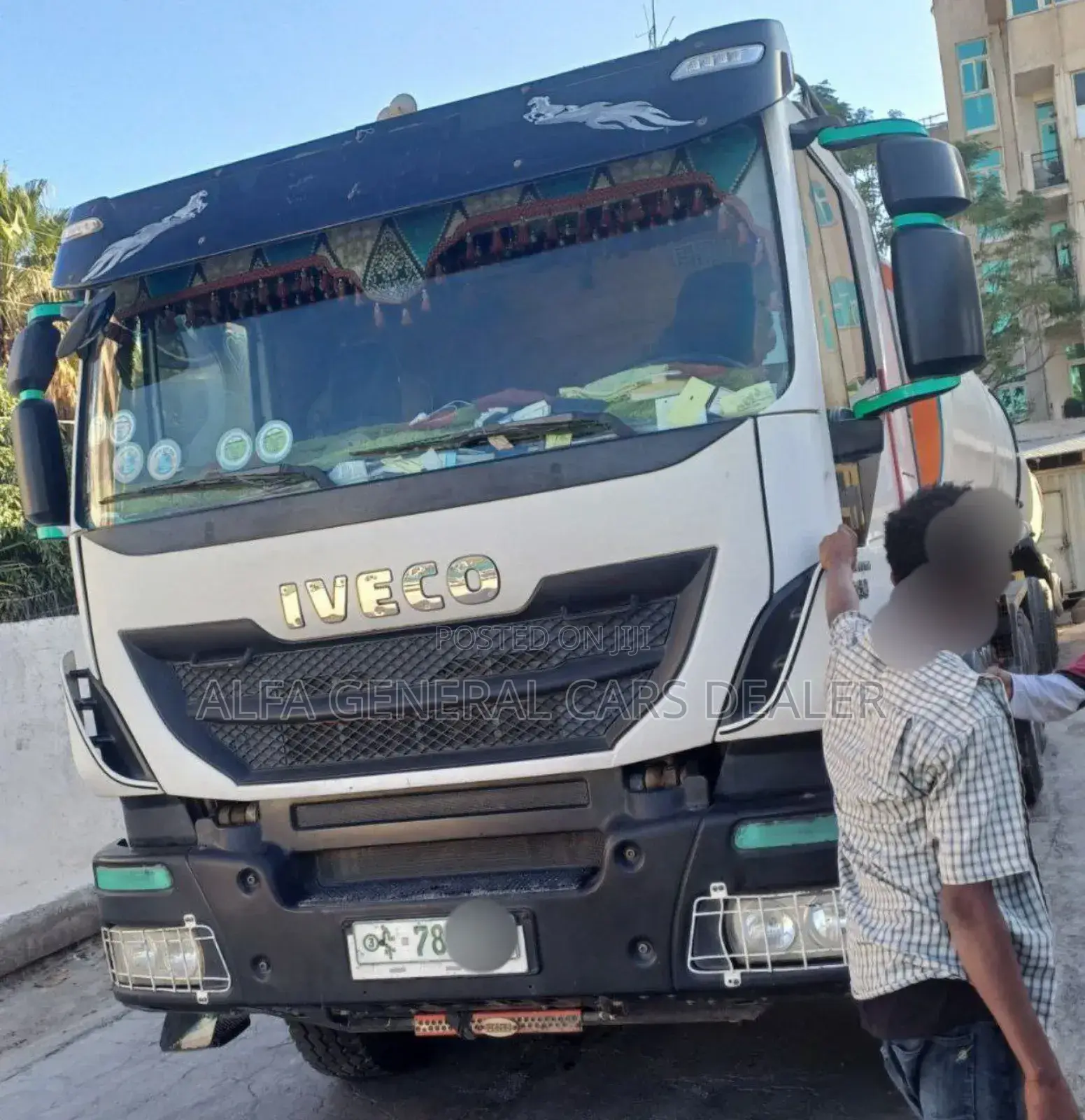 2015 Model Iveco ባላቶኒ ቦቴ ከነተሳቢው