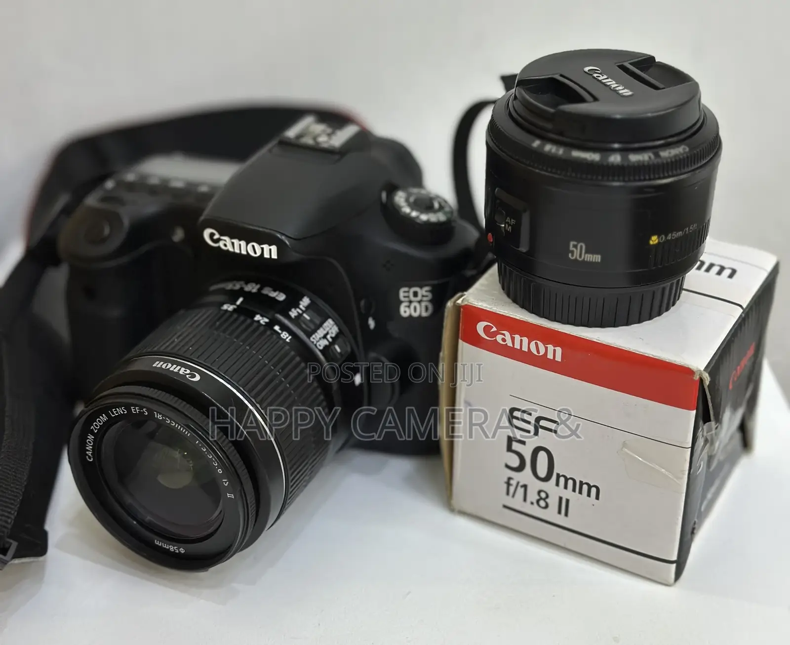 Canon Eos 60D 18-55mm + 50mm Fixed Lens