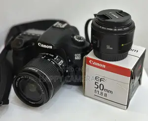 Canon Eos 60D 18-55mm + 50mm Fixed Lens