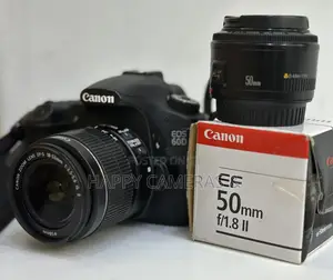 Photo - Canon Eos 60D 18-55mm + 50mm Fixed Lens
