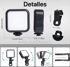 ለስልክ ለካሜራ ለኮምፒተር የሚሆን RGB LED Fill Light