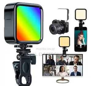 Photo - ለስልክ ለካሜራ ለኮምፒተር የሚሆን RGB LED Fill Light