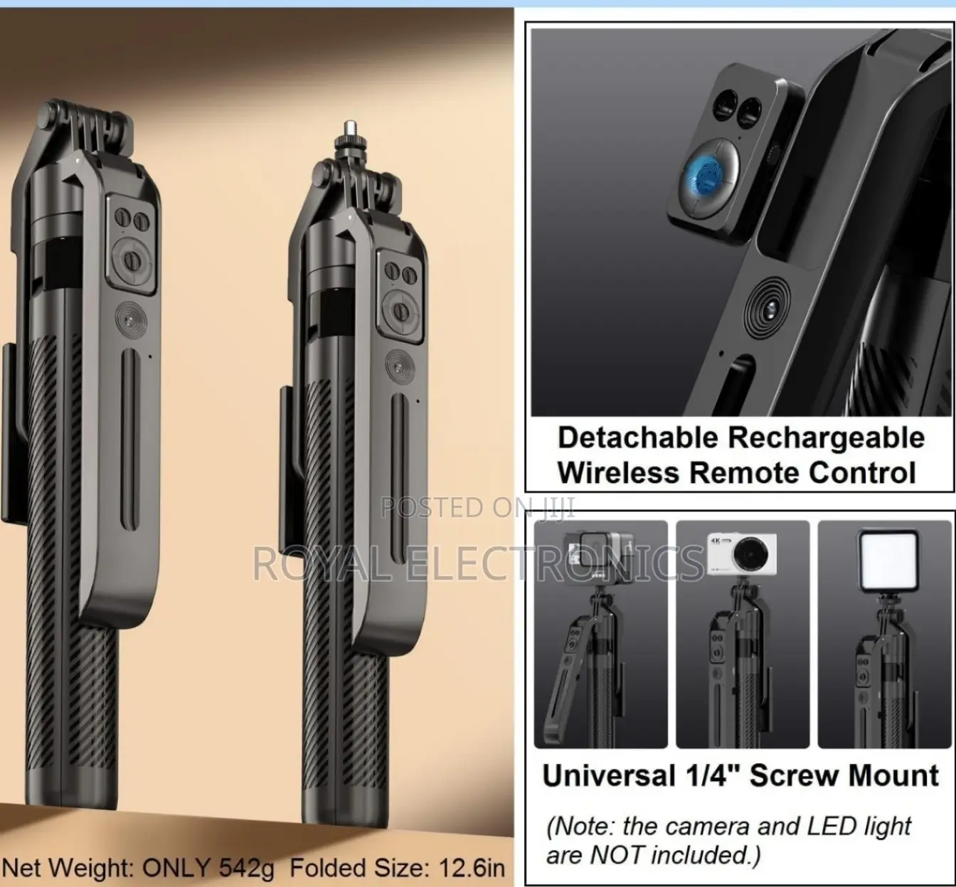 Auto Face Tracking Tripod for Phone and Camera 360° Rotation