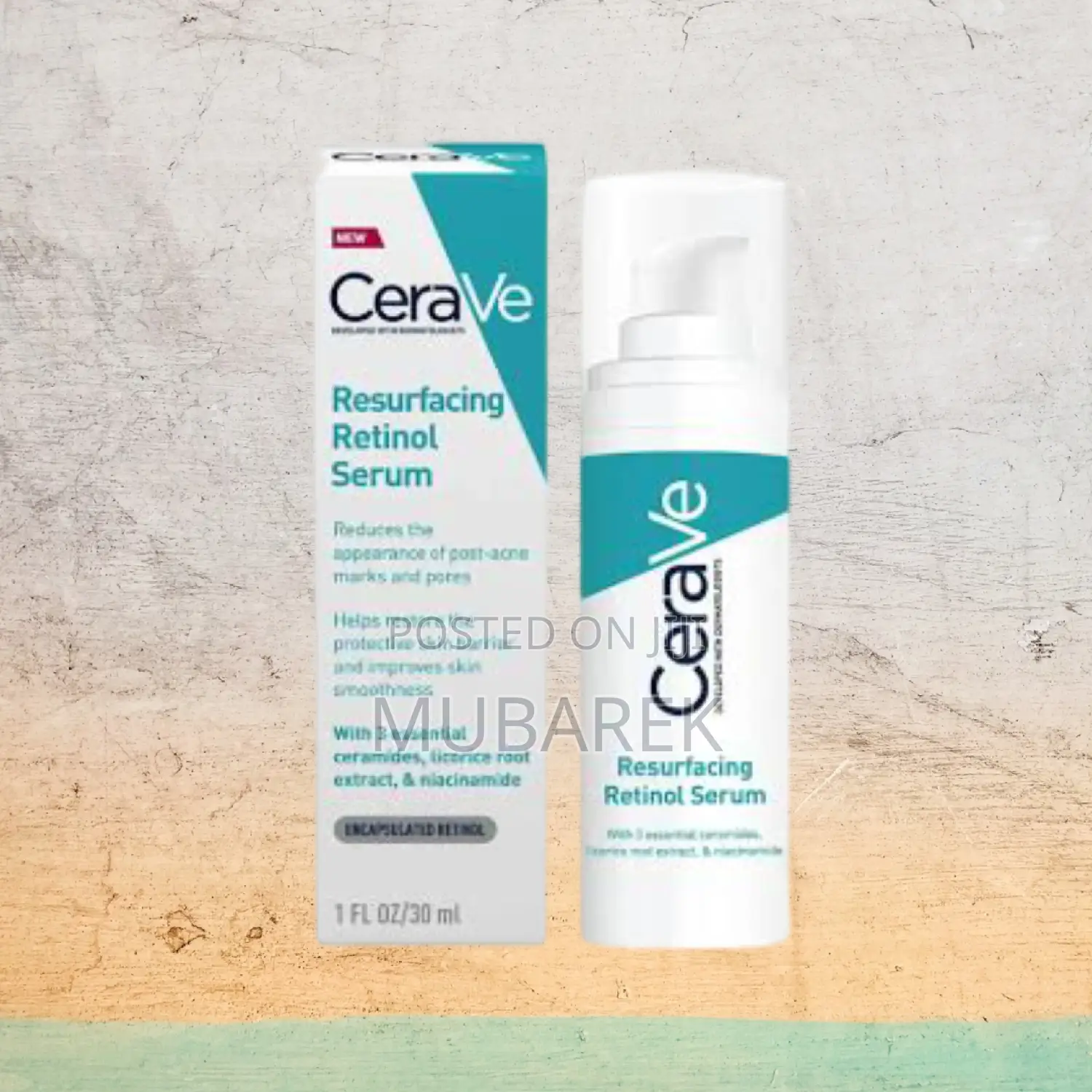 Cerave Retinol Serum Enhances Skin Texture