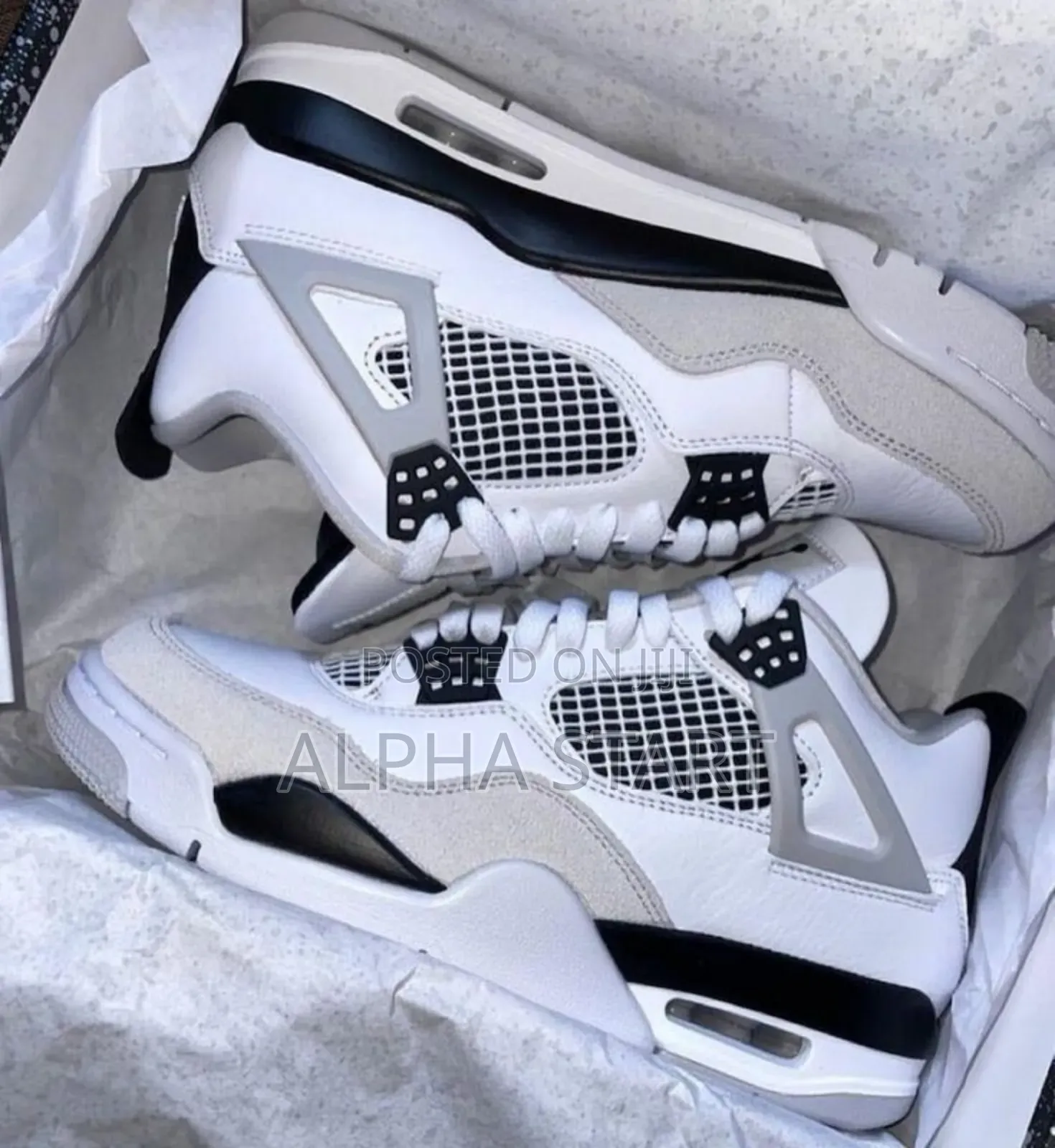 Jordan 4 Black's Military High Quality Shoes for You