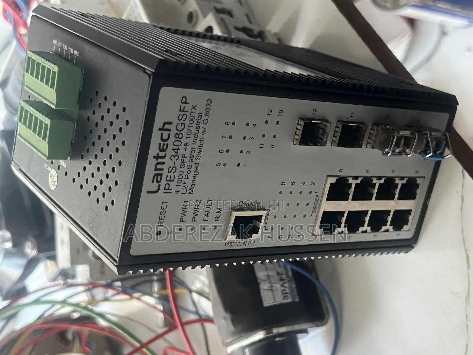 Lantech IPES-3408GSFP-48V, IPES-3408GSFP Managed Switch