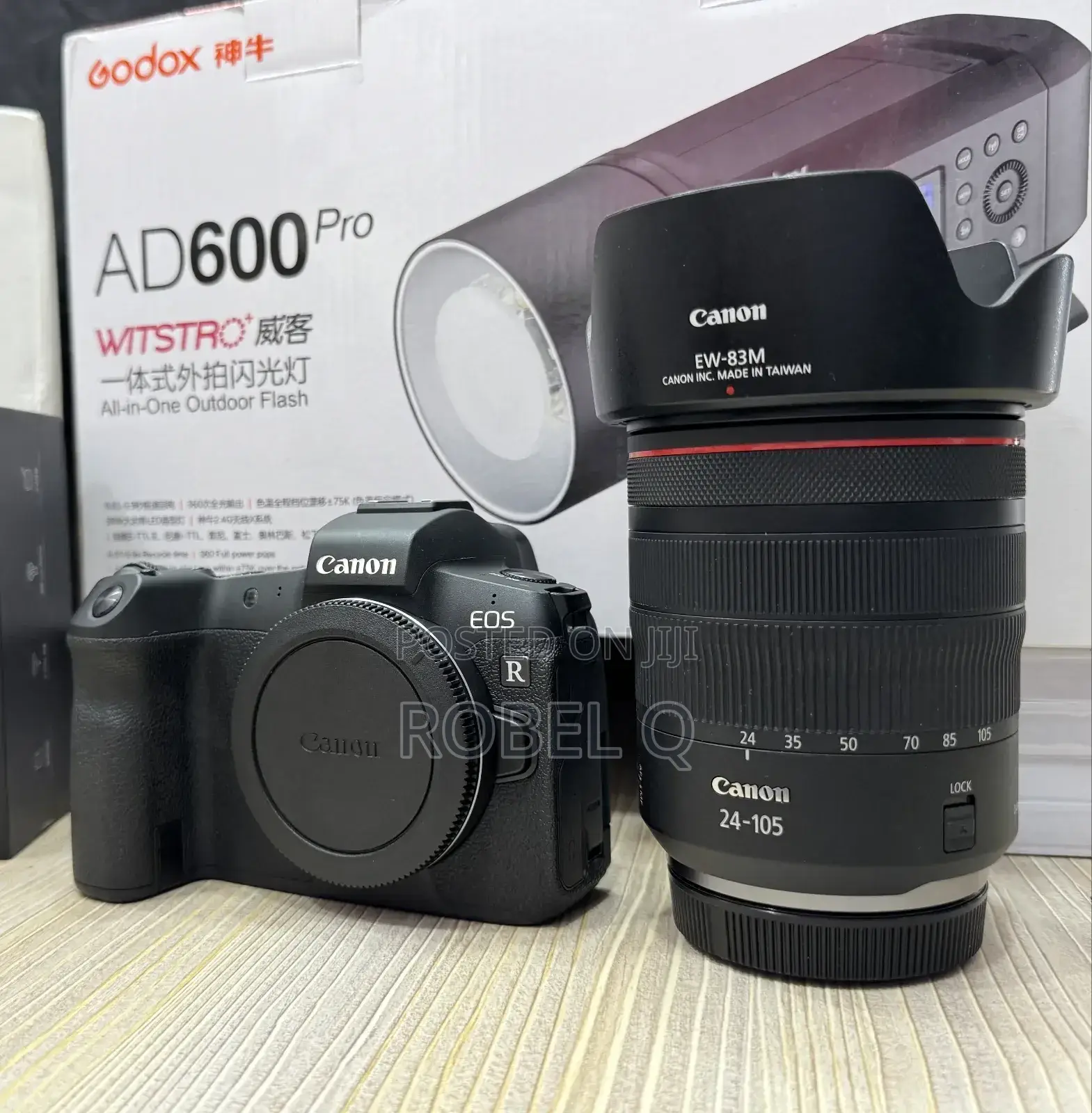 Canon R Camera With Lens Red Ring