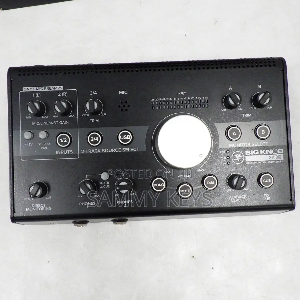 Mackie Big Knob Studio Sound-Card+Monitor Controller