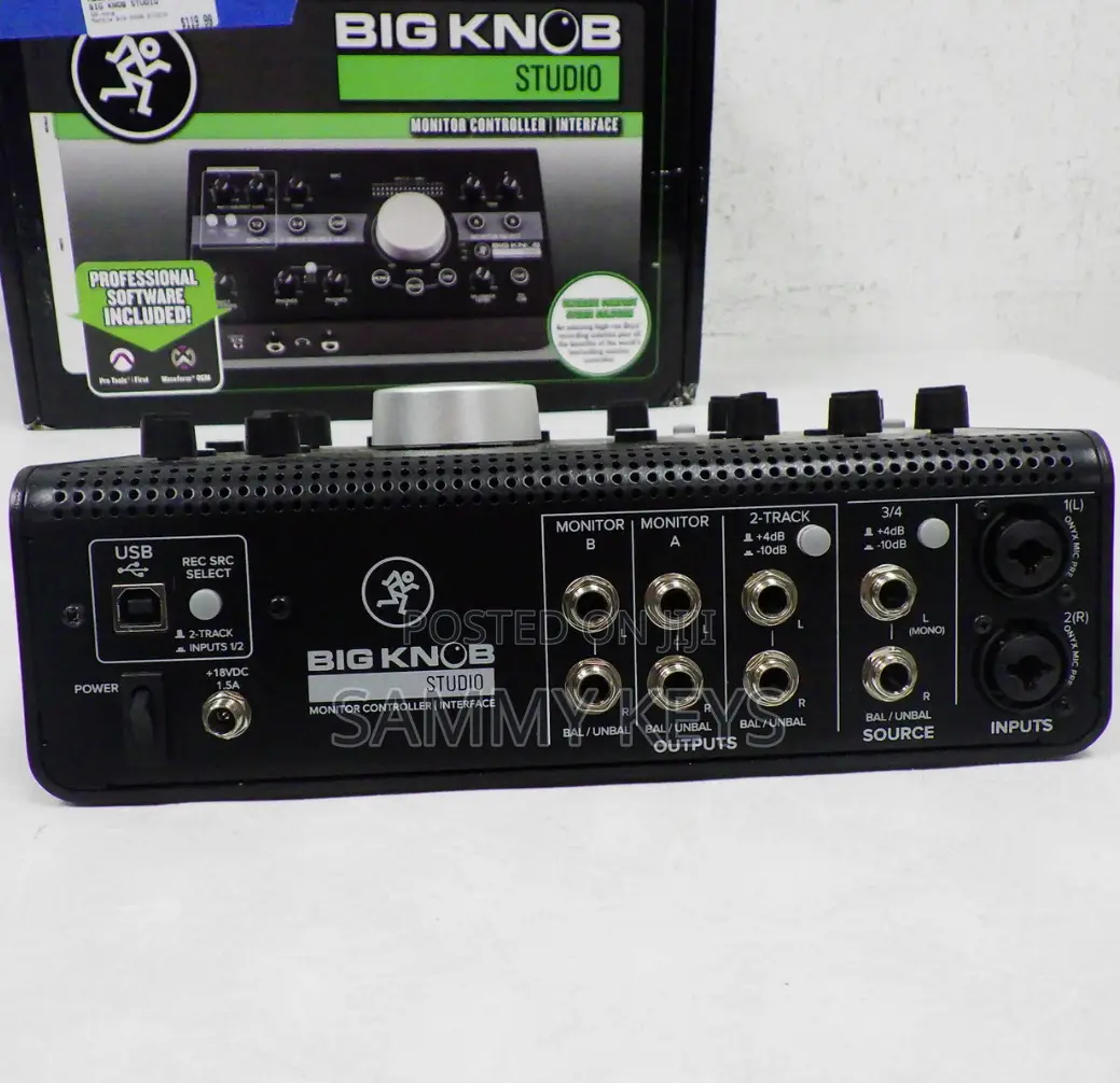 Mackie Big Knob Studio Sound-Card+Monitor Controller