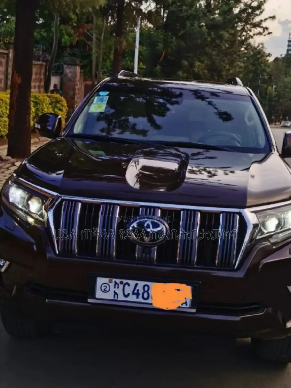 Toyota Land Cruiser Prado 2021 Burgundy