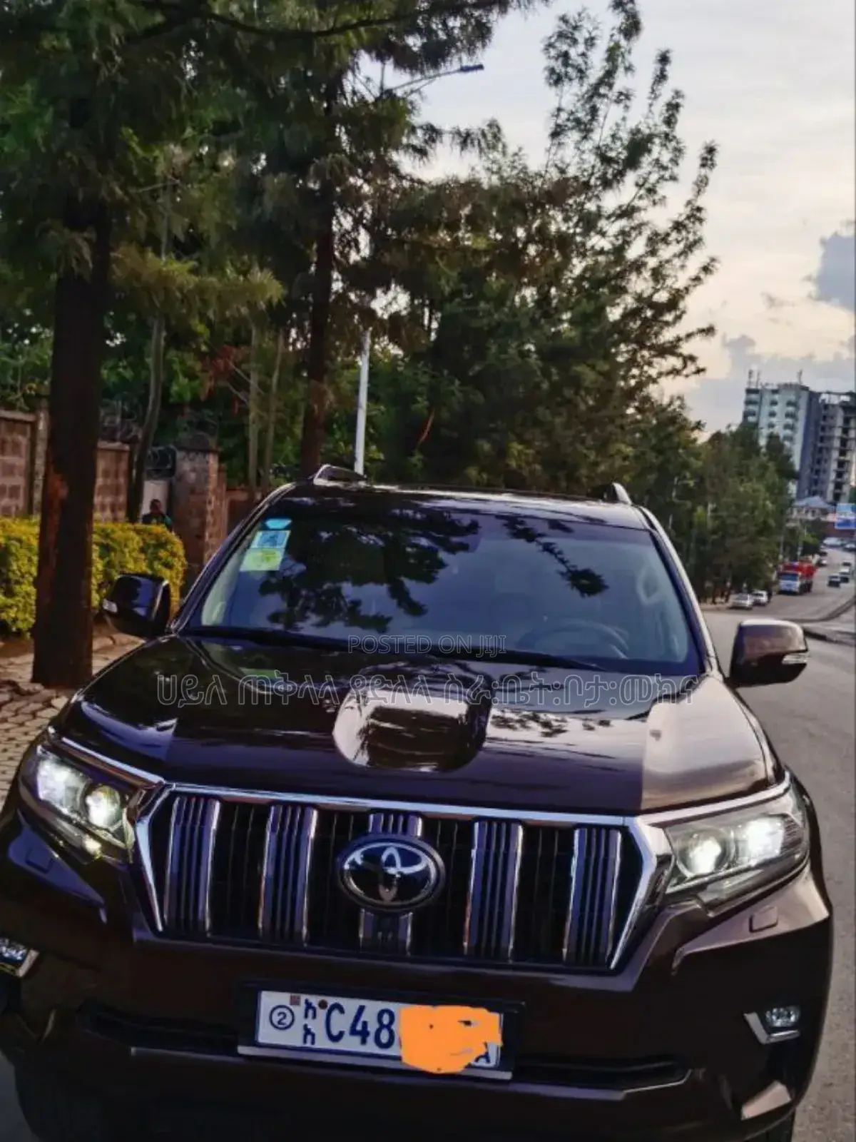 Toyota Land Cruiser Prado 2021 Burgundy