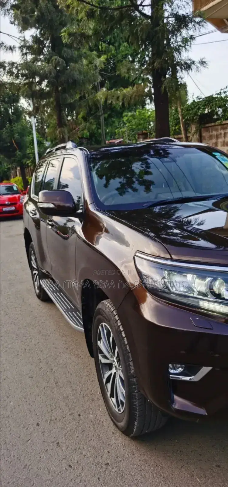 Toyota Land Cruiser Prado 2021 Burgundy