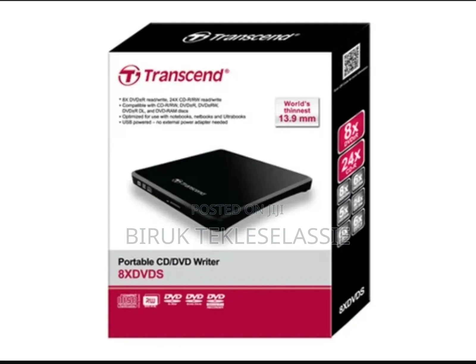 Transcend External Cd/Dvd Rw Writer