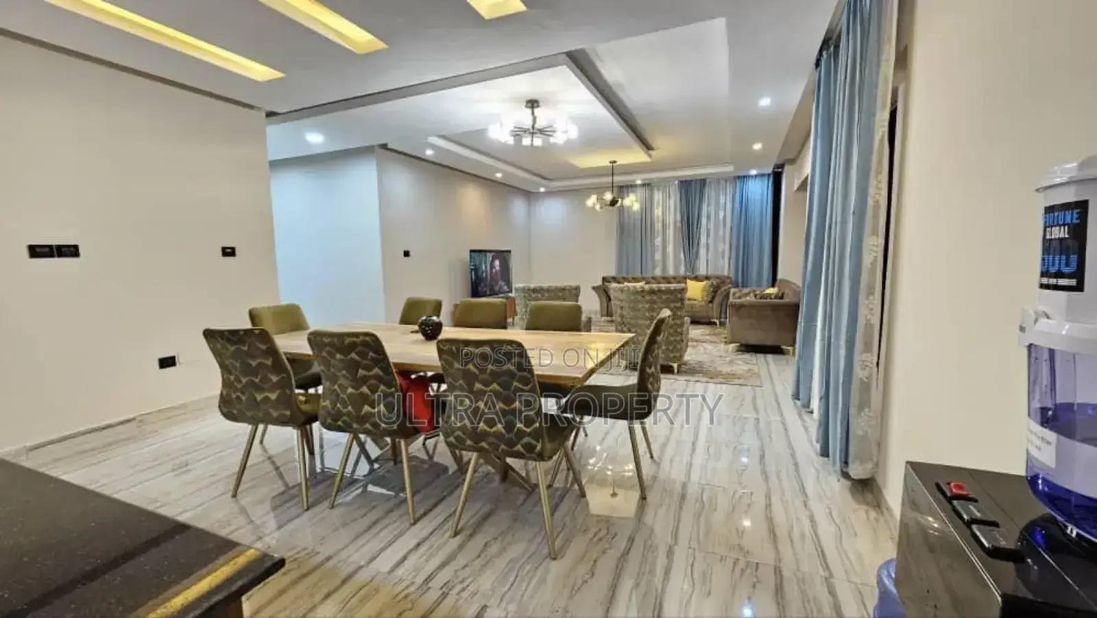 Furnished 4bdrm Apartment in Bole for rent