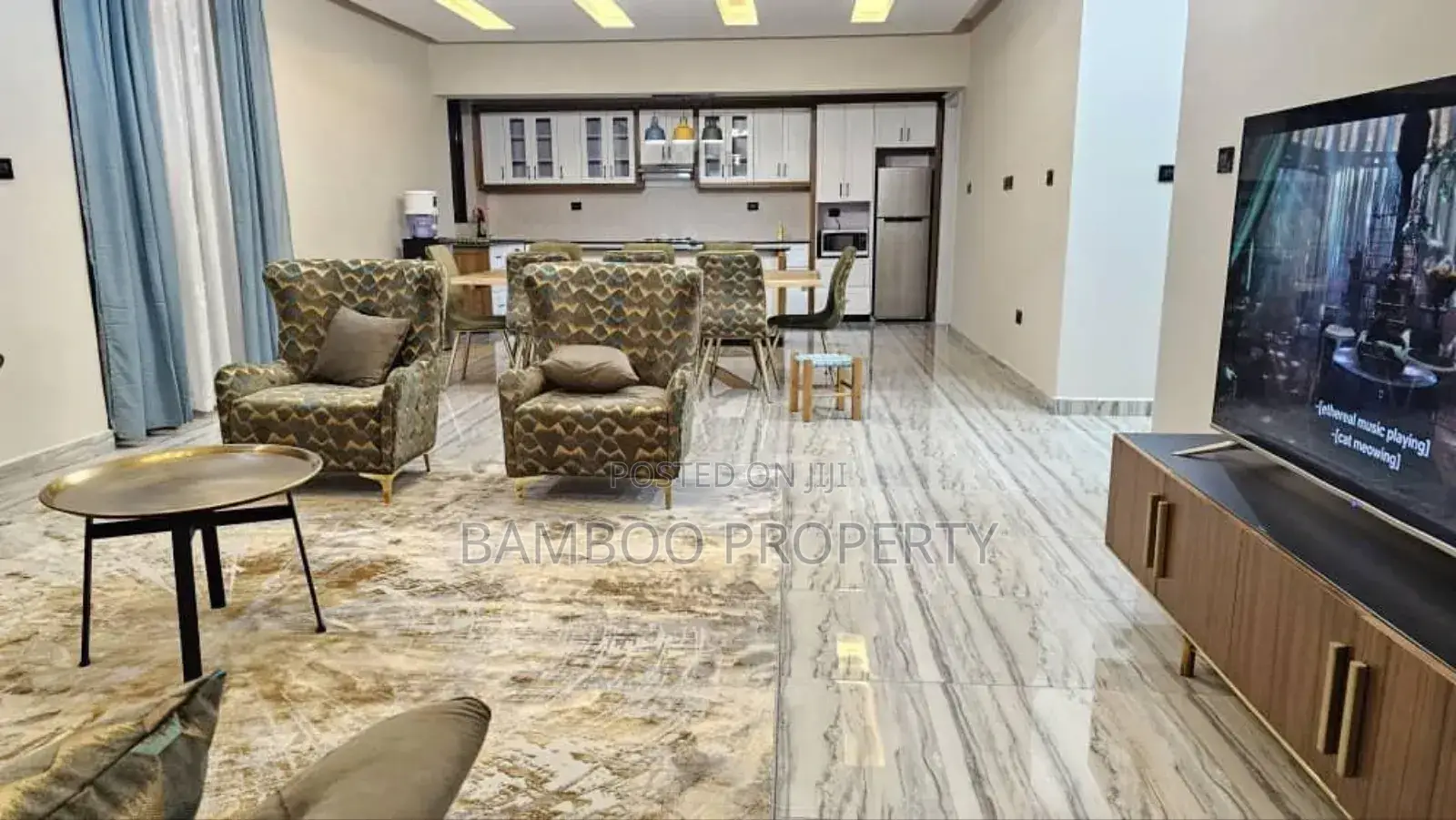 Furnished 4bdrm Apartment in Bole for rent