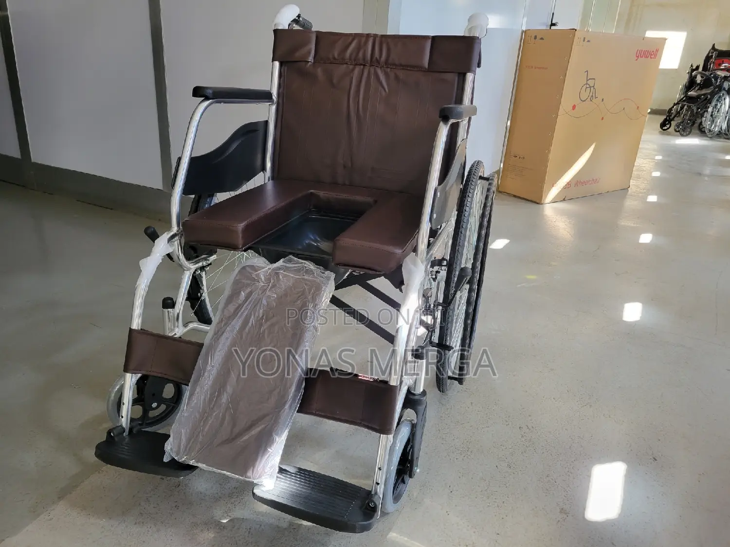 Water-Resistant Upholstery Wheelchair鹹toilet Wheelchair剭ዊልቼር