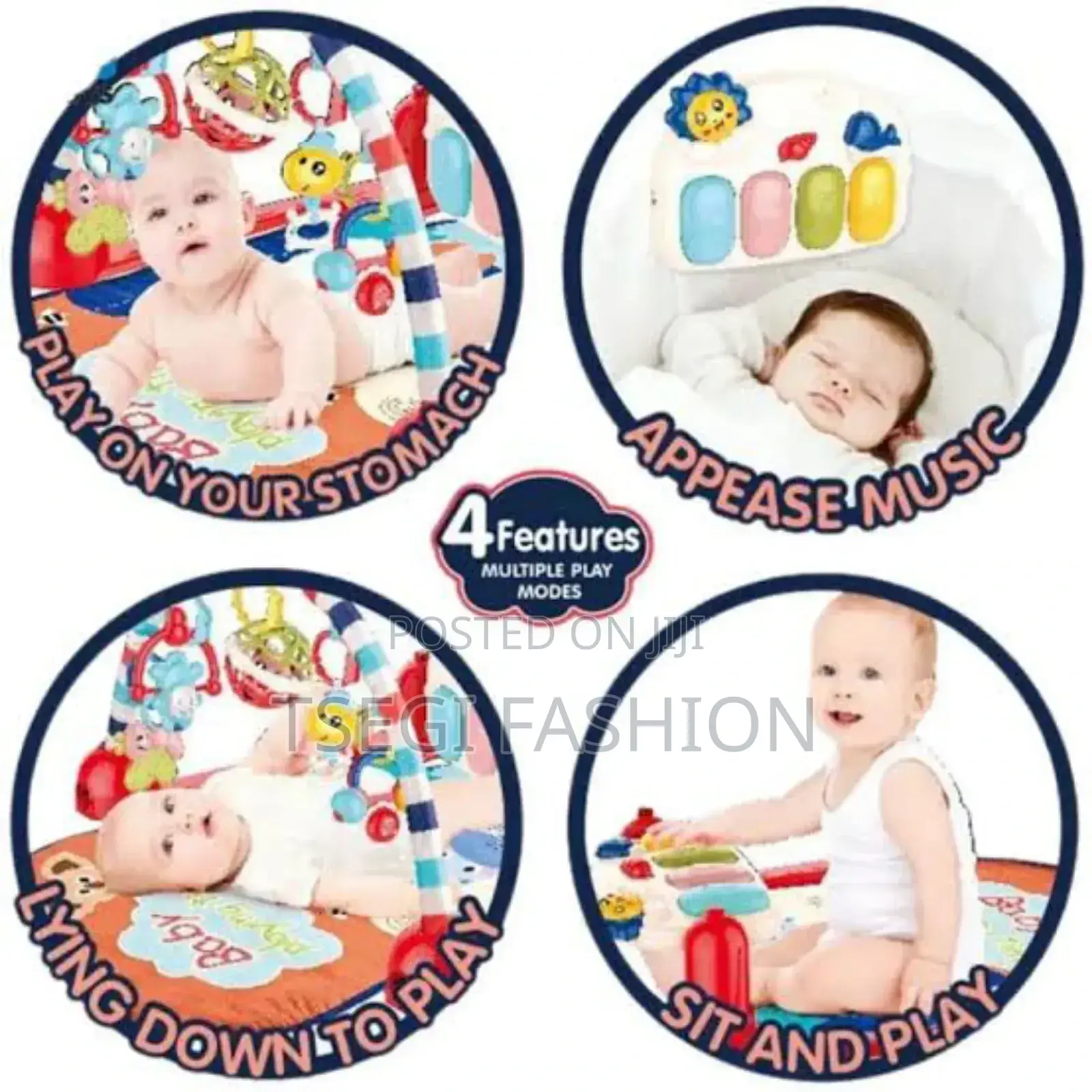 Baby Piano Pedal Fitness/የህፃናት መጫወቻ