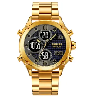 Skemi Fashion Luxury Stainless Steel Band Digital Watches