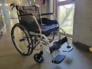 Photo - Folding Ultra-Portable Travel Wheelchair港pop Wheelchair镺ዊልቼር