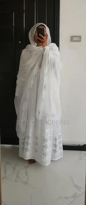 Photo - መቀበያ ነጭ ሀበሻ ልብስ