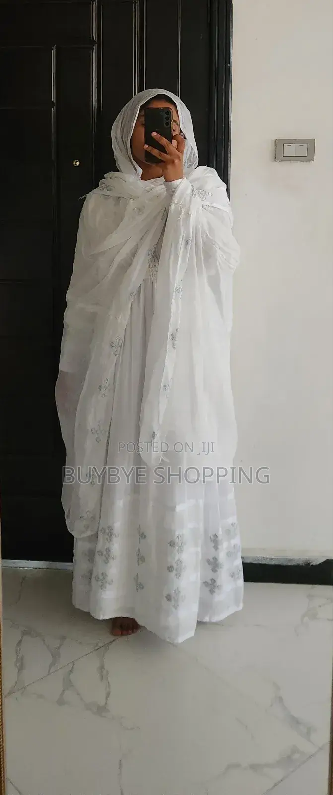 መቀበያ ነጭ ሀበሻ ልብስ