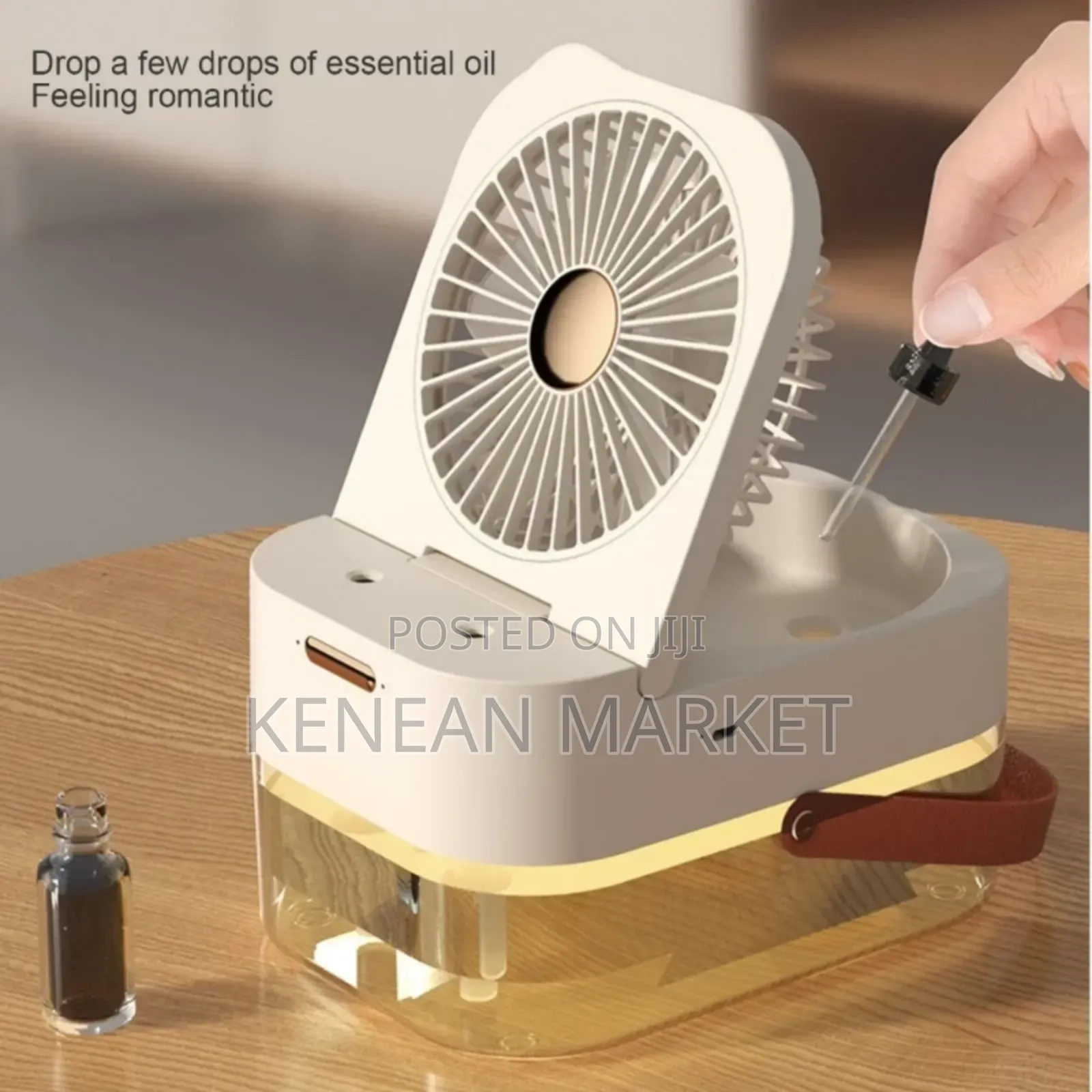 Dual Spray Humidifiying Fan With Night Light