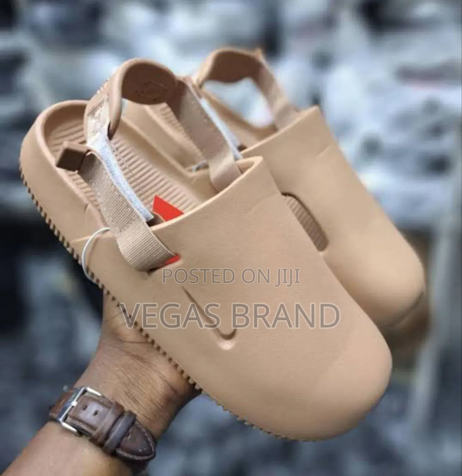 Nike Calm Mule Sandal Triple Grey Master Quality Shoes