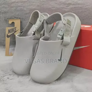 Nike Calm Mule Sandal White Grey Master Quality Shoes