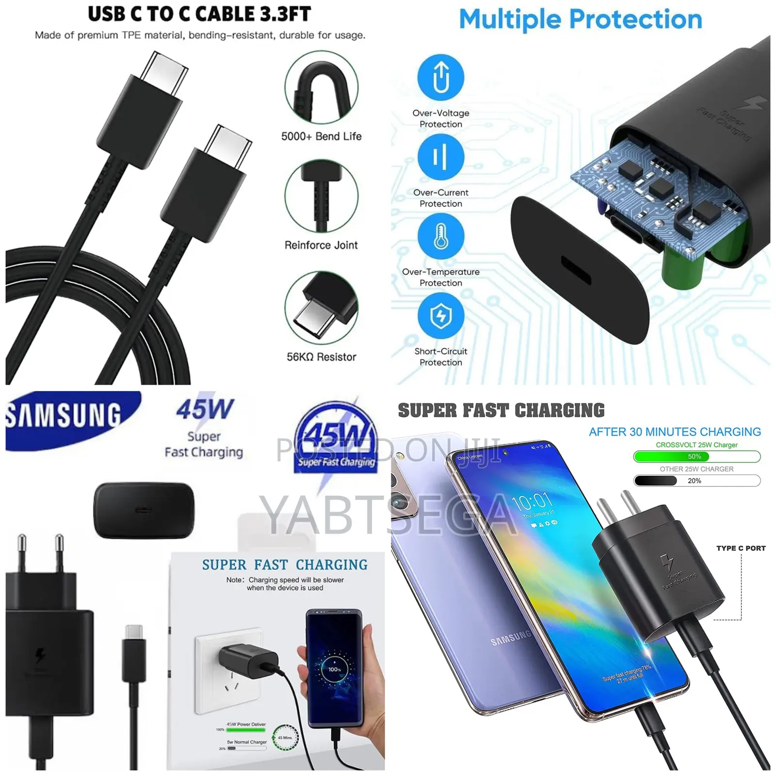Original Superfast Charger for Samsung 45W 