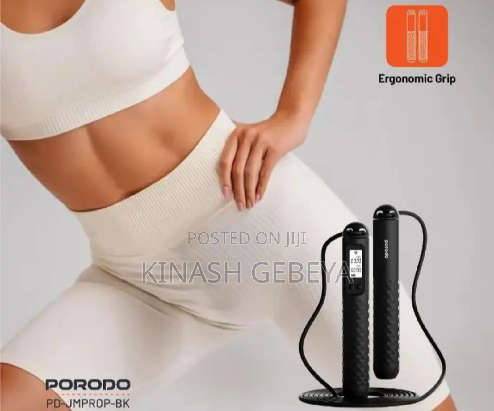 Porodo Smart Sport Skipping Rope(ስፖርት መስሪያ ገመድ)