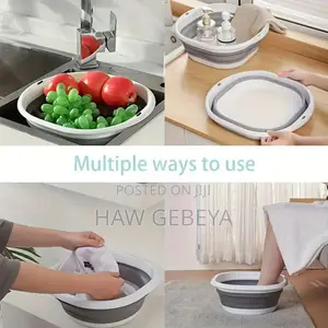 3pcs Foldable Silicon Basket