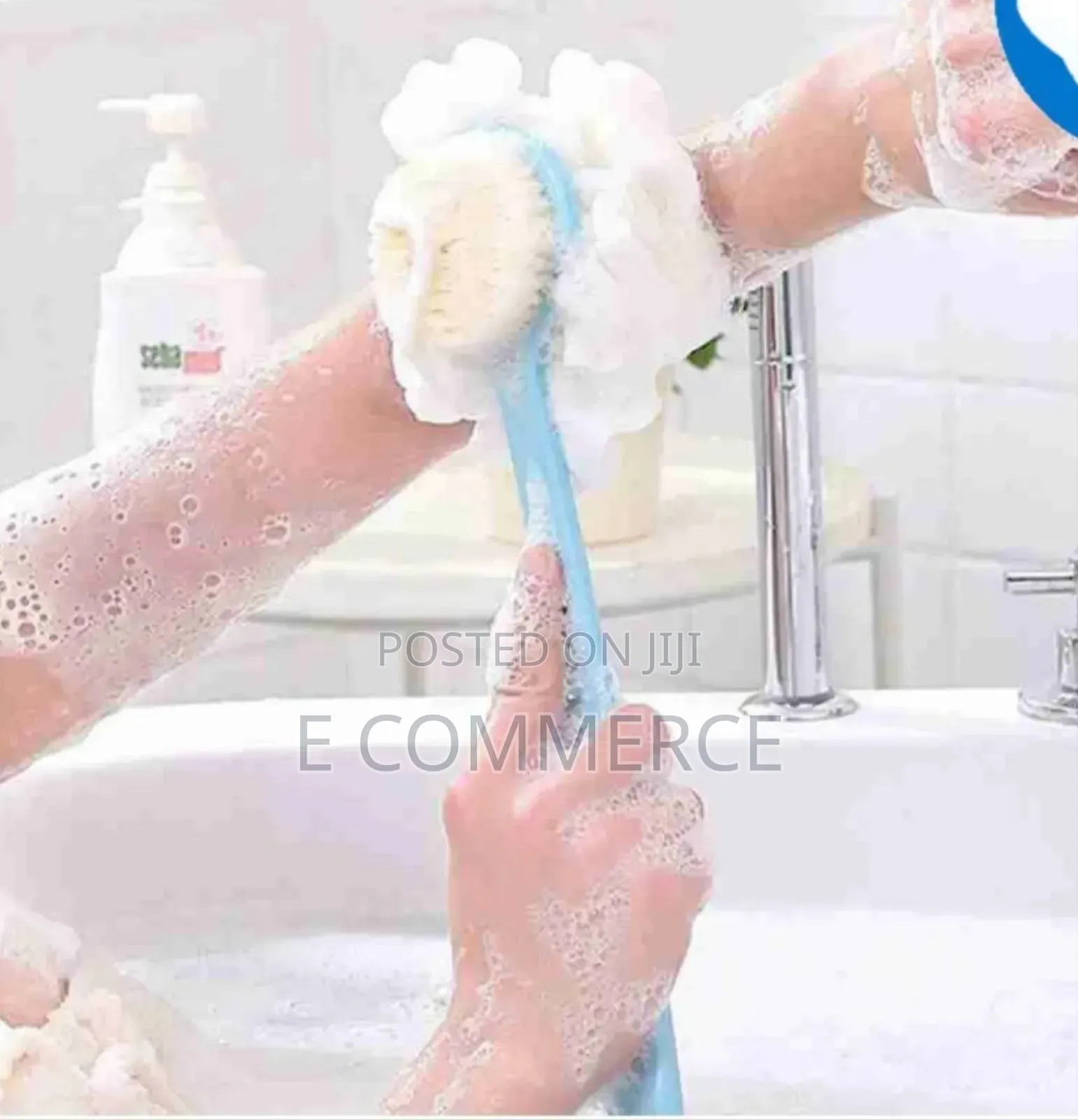 Long Handheld Double Sided Bath Brush