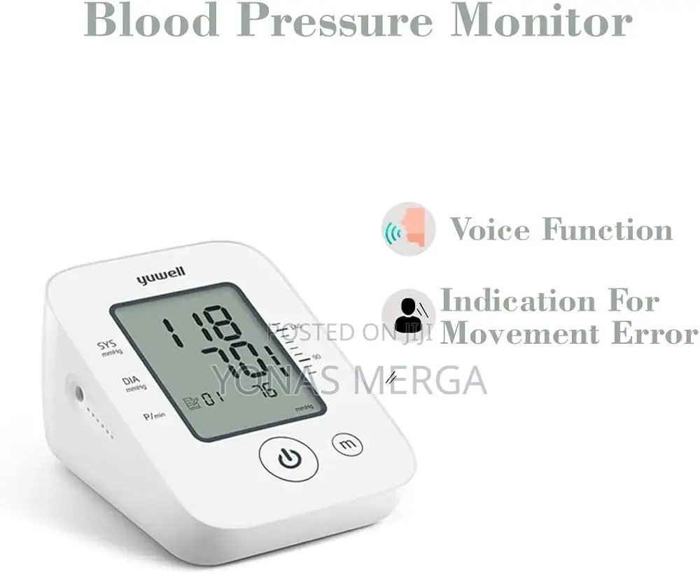 Digital BP Machine:
Voice Broadcast
Large Backlight LCD