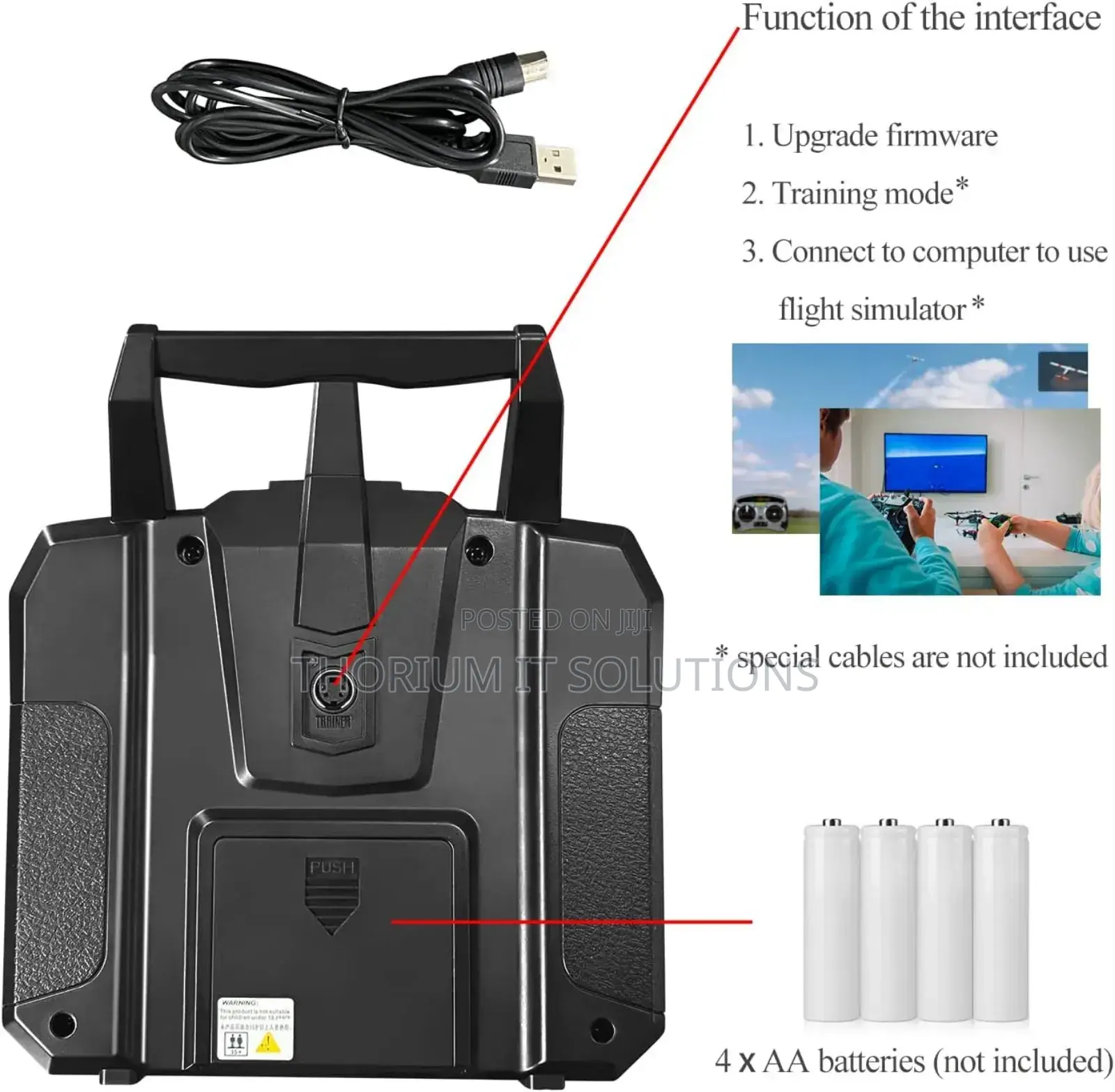 Fs-I6x 10 Ch Transmitter With Fs-Ia6b Receiver
