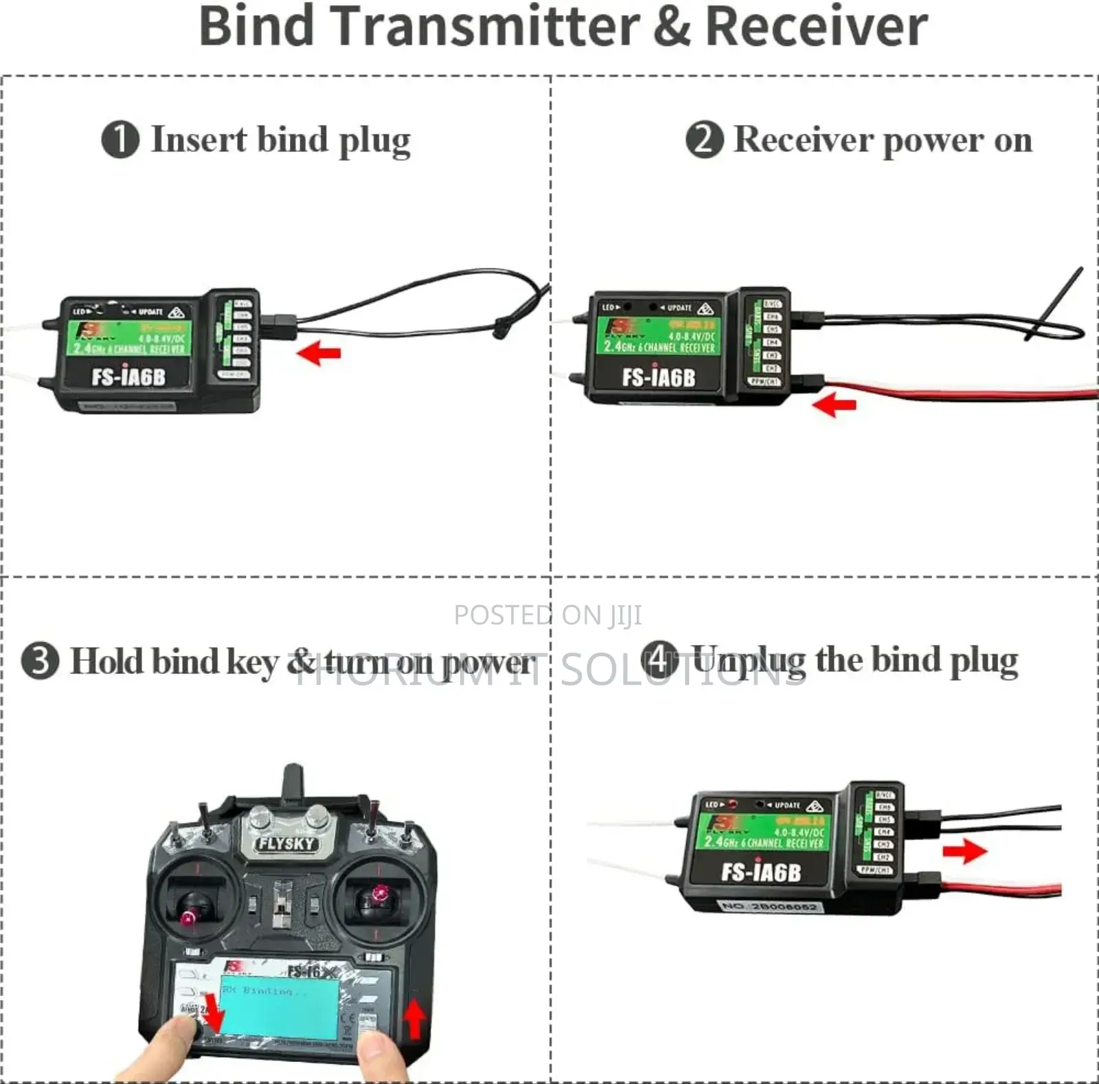Fs-I6x 10 Ch Transmitter With Fs-Ia6b Receiver