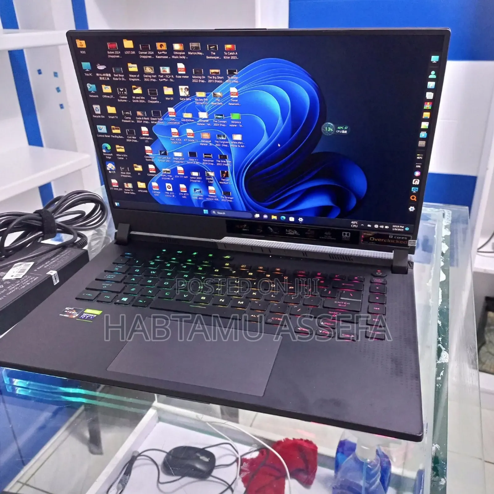 New Laptop Asus ROG Strix G15 G512 32GB Intel Core I9 SSD 1T