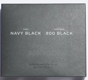 Zara Man 800 Black + Zara Navy Black Perfume for Him
