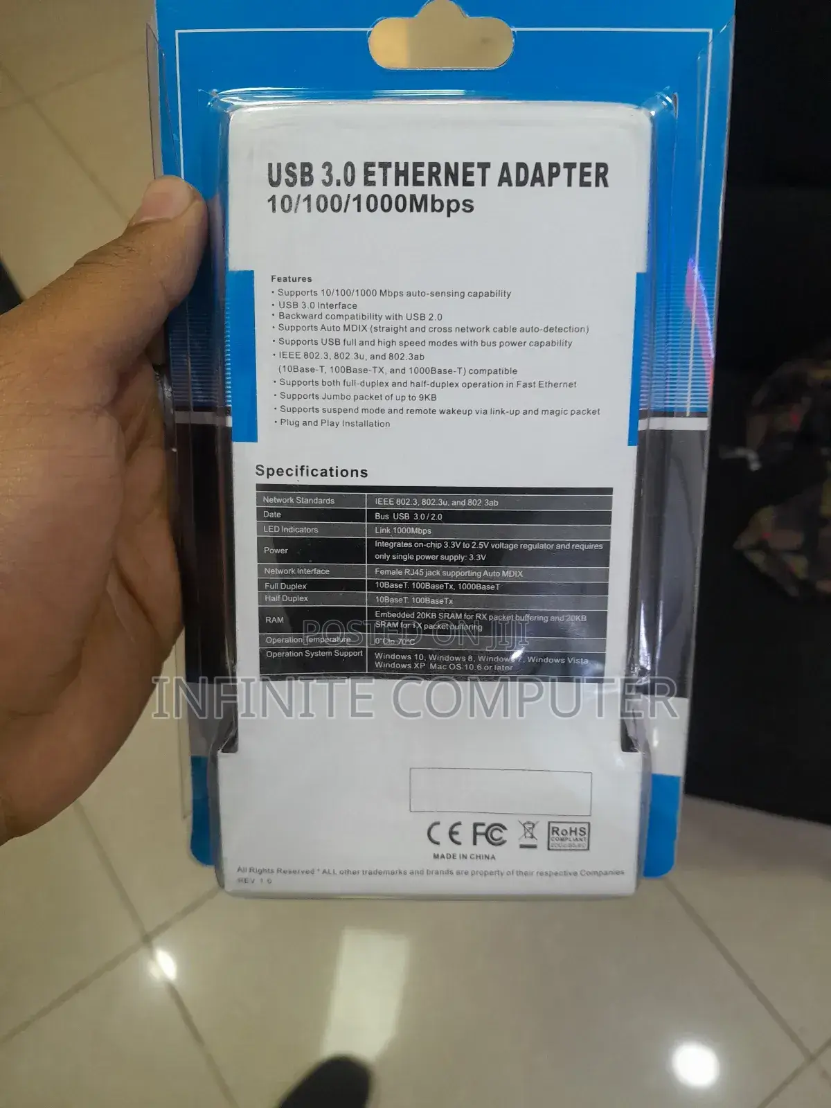 Internet Cable to USB