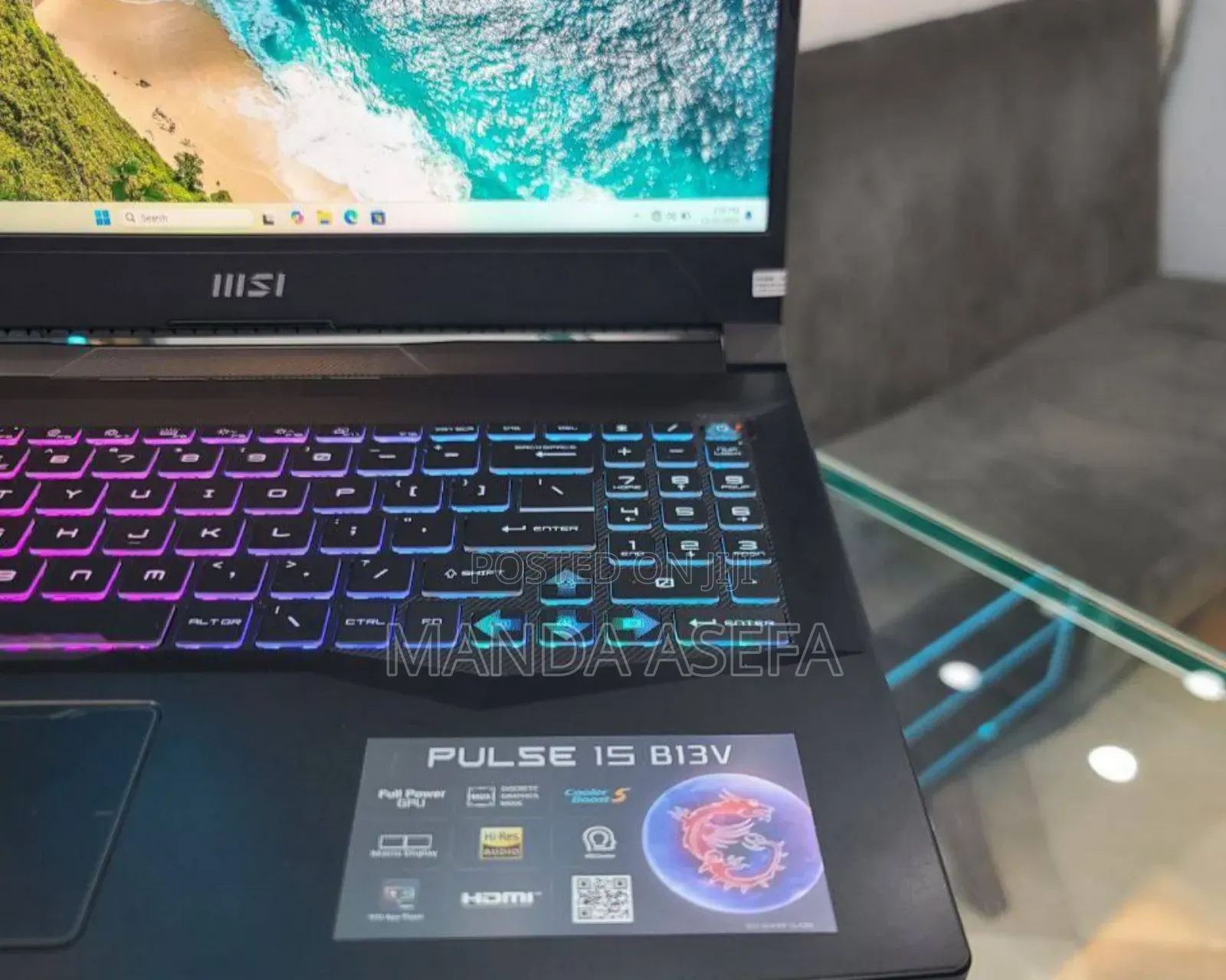 New Laptop MSI 16GB Intel Core I7 SSD 1T