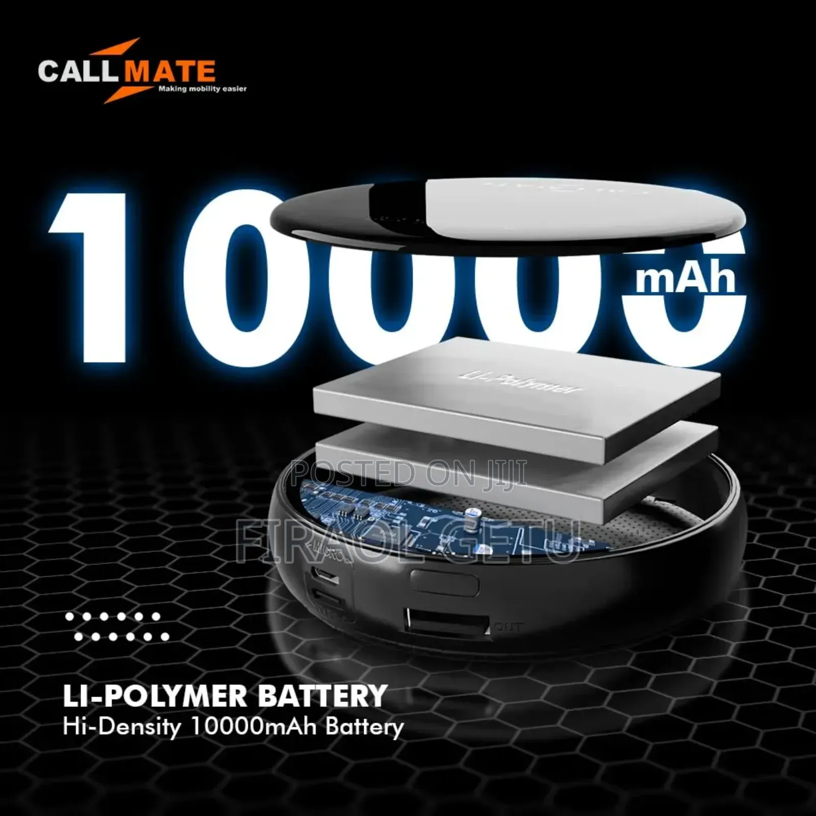 Callmate Mini Round Power Bank