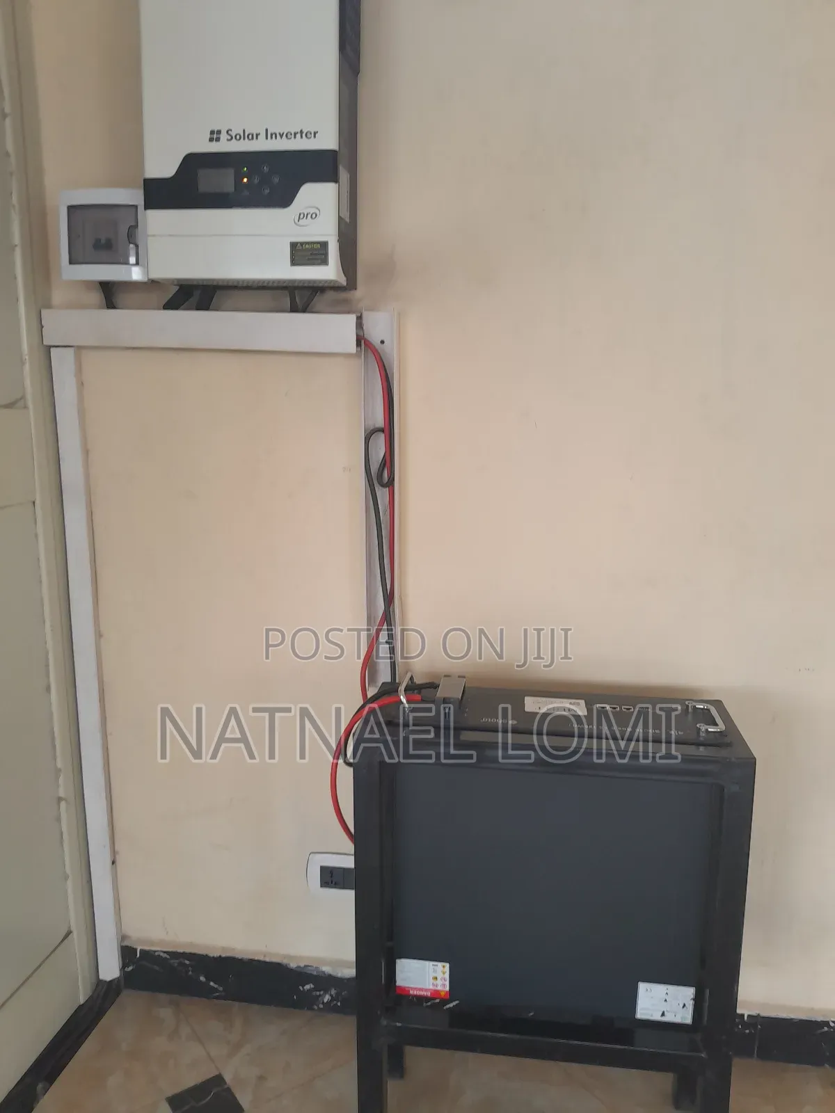 Invertor and Battery and Solarpanal