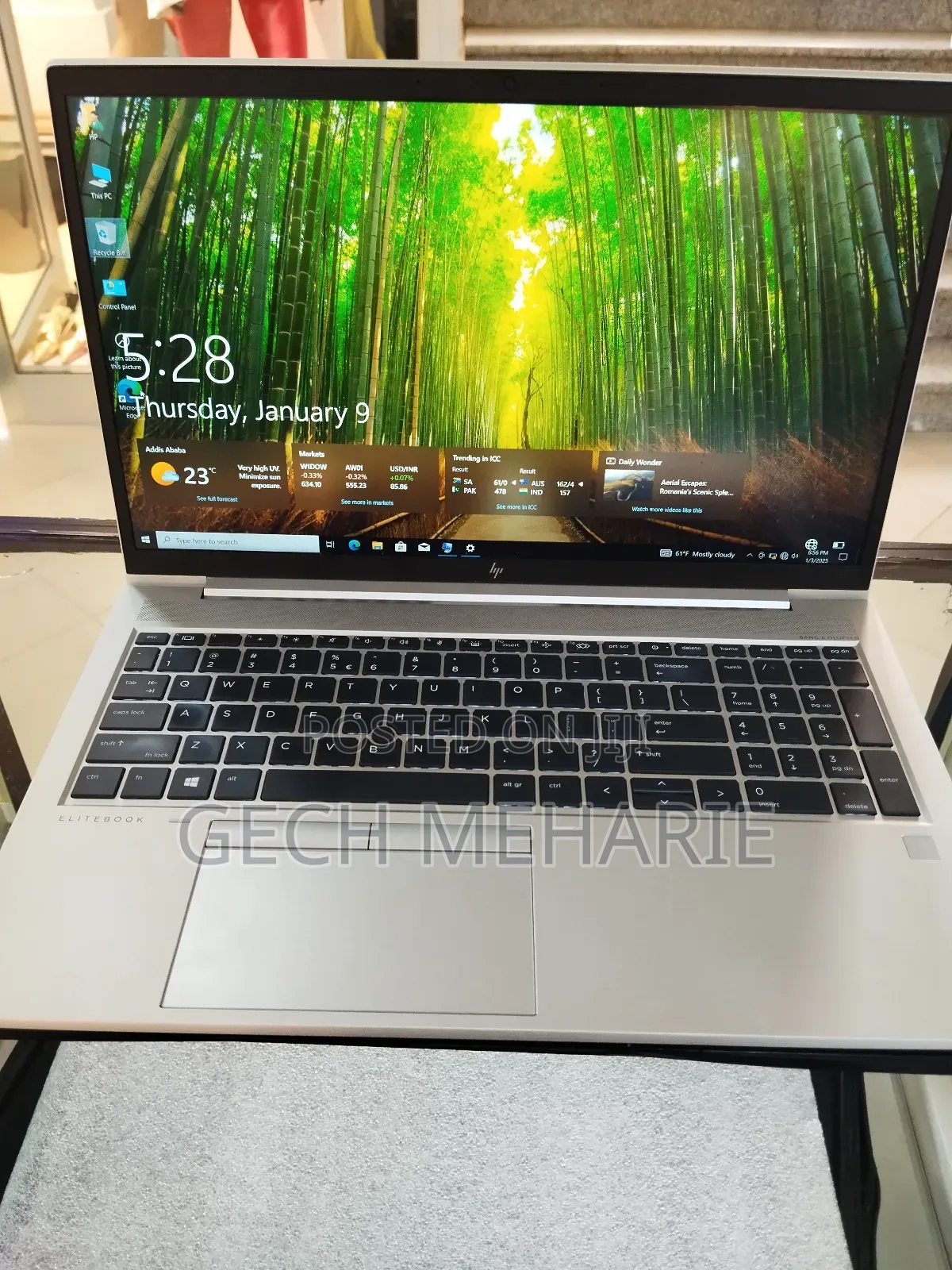 New Laptop HP EliteBook 855 G8 16GB AMD Ryzen 5 SSD 512GB