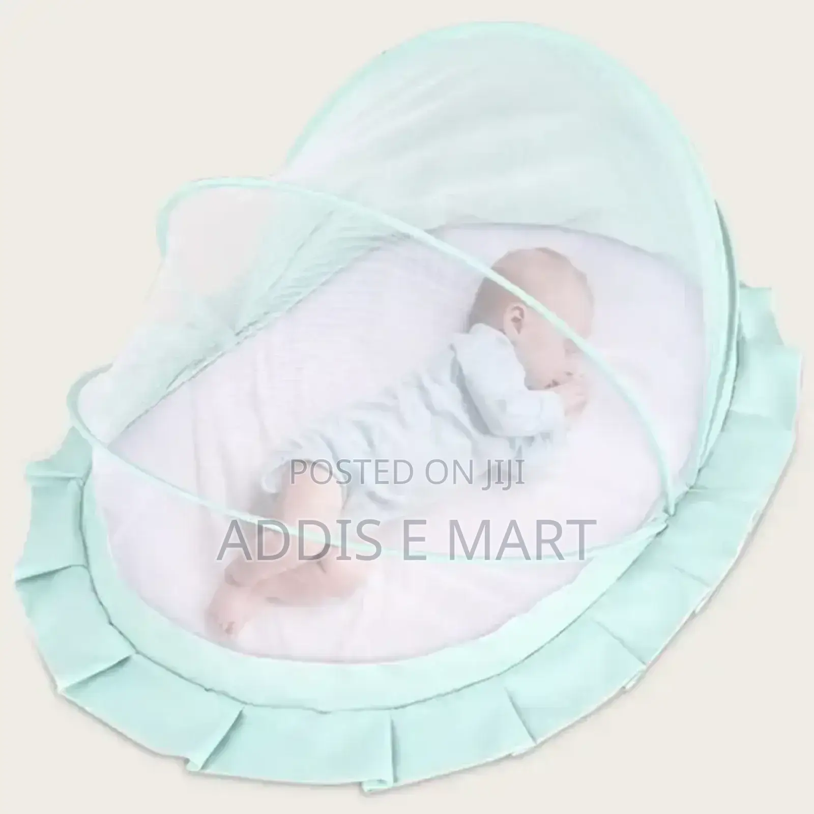 በቀላሉ ይዞ ለመንቀሳቀስ አመቺ Portable Foldable Mosquito Net for Kids