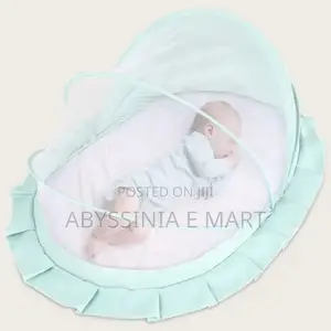 በቀላሉ ይዞ ለመንቀሳቀስ አመቺ Portable Foldable Mosquito Net for Kids