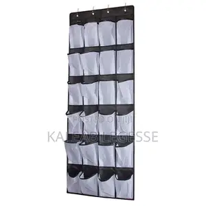  24 Pocket Over the Door Shoe Organizer